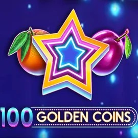 100 Golden Coins online game logo by Amusnet Interactive on lvbet-casino.org