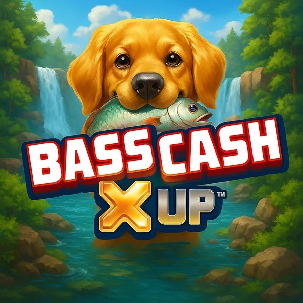 Official Slots logo: Bass Cash X UP by Alchemy Gaming at LVBet Casino