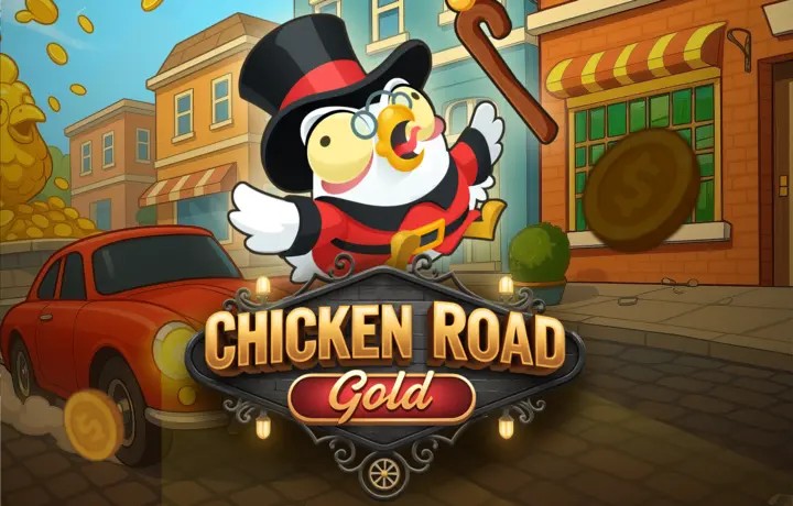 Chicken Road Gold slot icon by InOut, available at LVBet Casino
