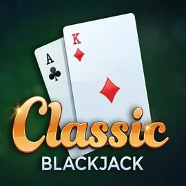 Classic Blackjack slot logo by Red Tiger Gaming at LVBet Casino