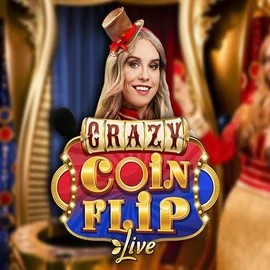 Crazy Coin Flip slot logo by Evolution at LVBet CasinoCrazy Coin Flip