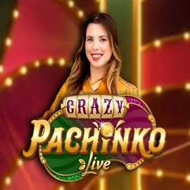 Crazy Pachinko slot logo by Evolution at LVBet Casino