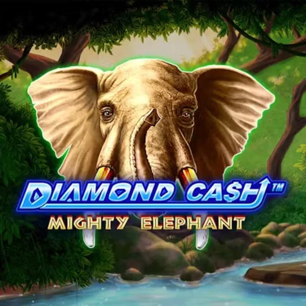 Official Slots logo: Diamond Cash Mighty Elephant by Greentube at LVBet Casino