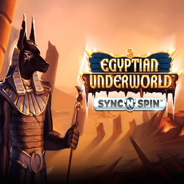 Egyptian Underworld slot logo by Greentube at LVBet Casino