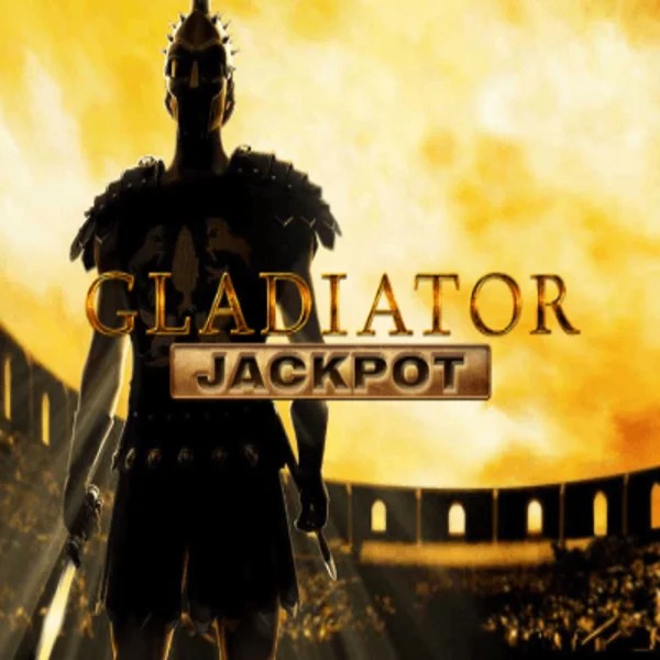 Gladiator Jackpot online game logo by Playtech on lvbet-casino.org