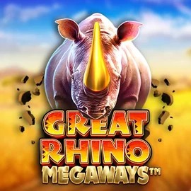 Official Slots logo: Great Rhino Megaways by Pragmatic Play at LVBet Casino