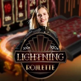 Lightning Roulette slot icon by Evolution, available at LVBet Casino