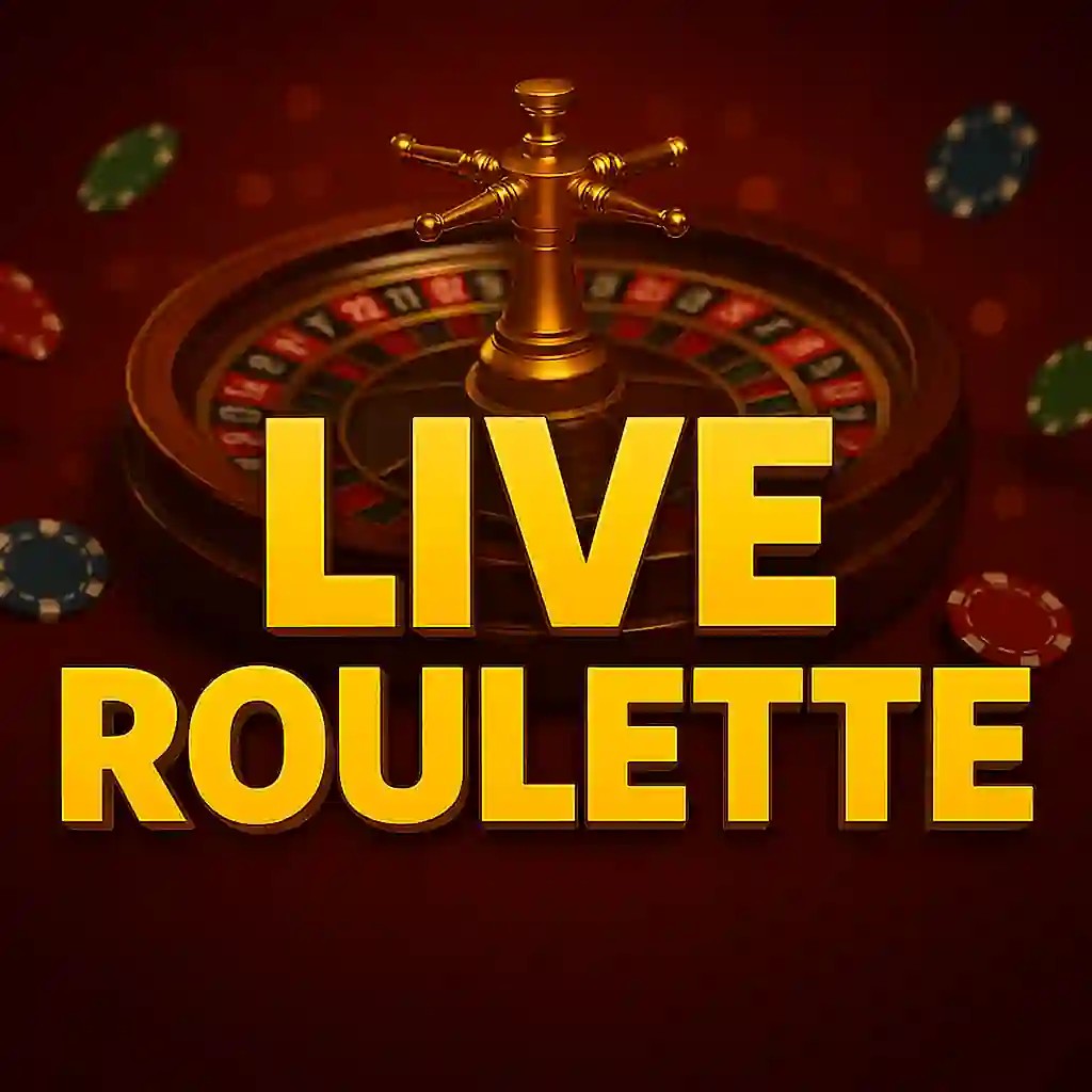 Live Roulette logo by Evolution at LVBet Casino