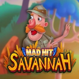 Mad Hit Savannah online game logo by RubyPlay on lvbet-casino.org
