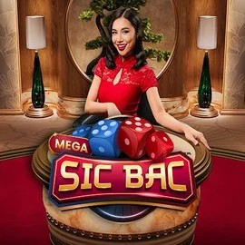 Official Live Casino logo: Mega Sic Bac by Pragmatic Play at LVBet Casino