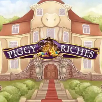 Piggy Riches online game logo by NetEnt on lvbet-casino.org
