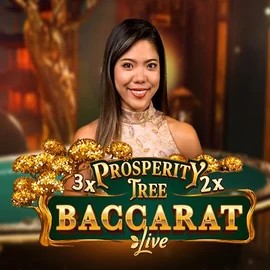 Prosperity Tree Baccarat logo – Live Casino by Evolution at LVBet Casino