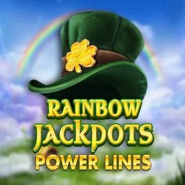 Rainbow Jackpots Power Lines logo by Red Tiger Gaming LVBet Casino