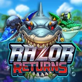 Razor Returns slot logo by Push Gaming at LVBet CasinoRazor Returns