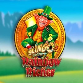 Slingo Rainbow Riches game by Gaming Realms – logo hosted on LVBet Casino