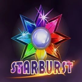 Starburst casino game by NetEnt – featured logo at LVBet Casino