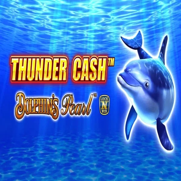 Official Slots logo: Thunder Cash Dolphins Pearl by Novomatic at LVBet Casino