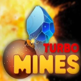 Turbo Mines slot visual from Turbo Games available on lvbet-casino.org