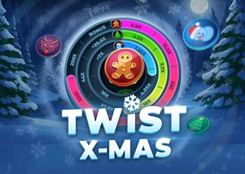 Twist X-mas logo – Casino Games by InOut at LVBet Casino