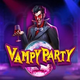 Vampy Party slot logo by Pragmatic Play at LVBet Casino